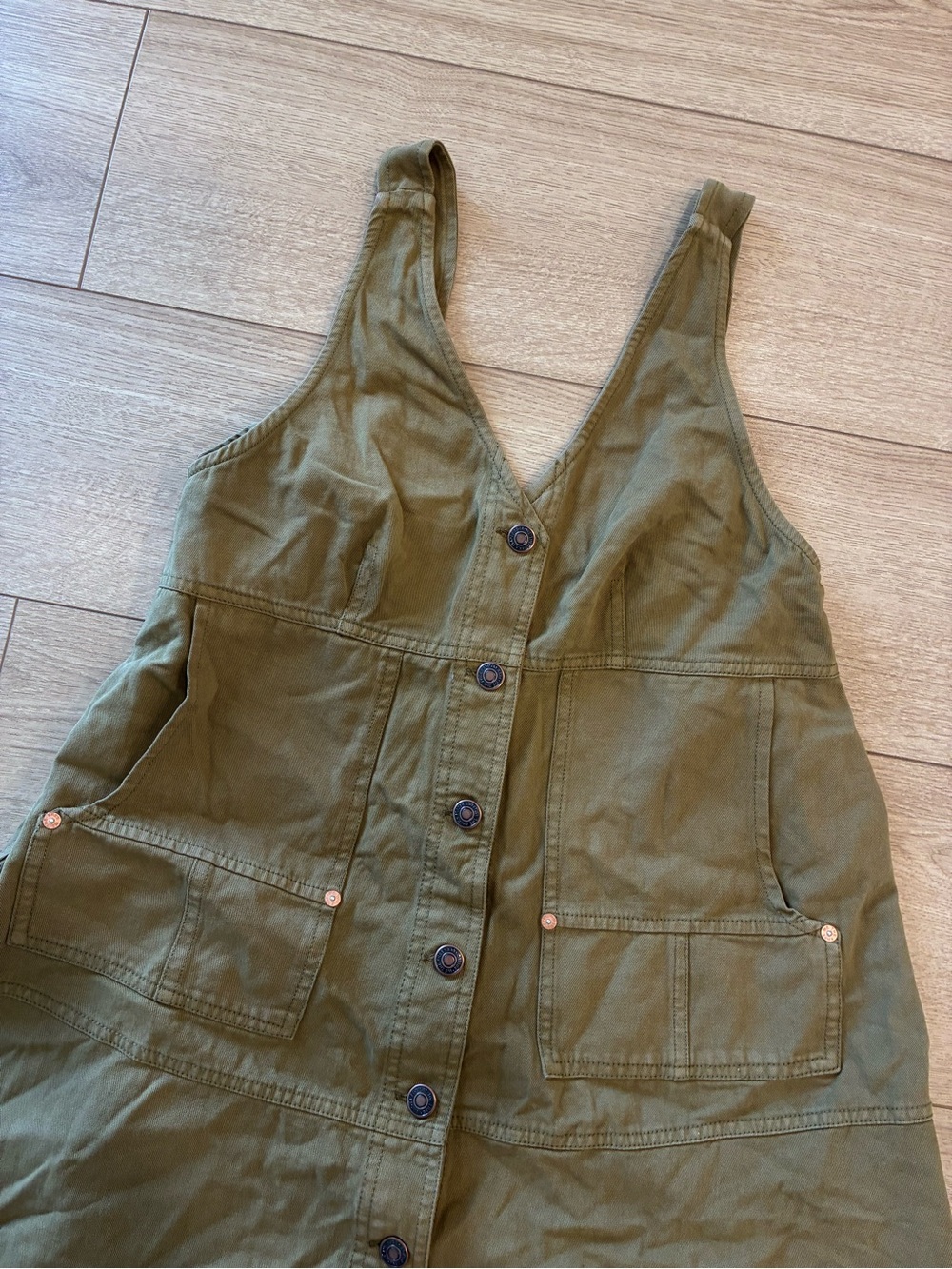 We the Free People Women’s Pocket Full of Sunshine Dress Green Size M